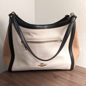 Coach color block hobo